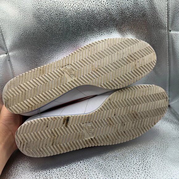 Size 12 Nike Classic Cortez Leather Forrest Gump White Mens Sneakers 749571-154 - Picture 11 of 11
